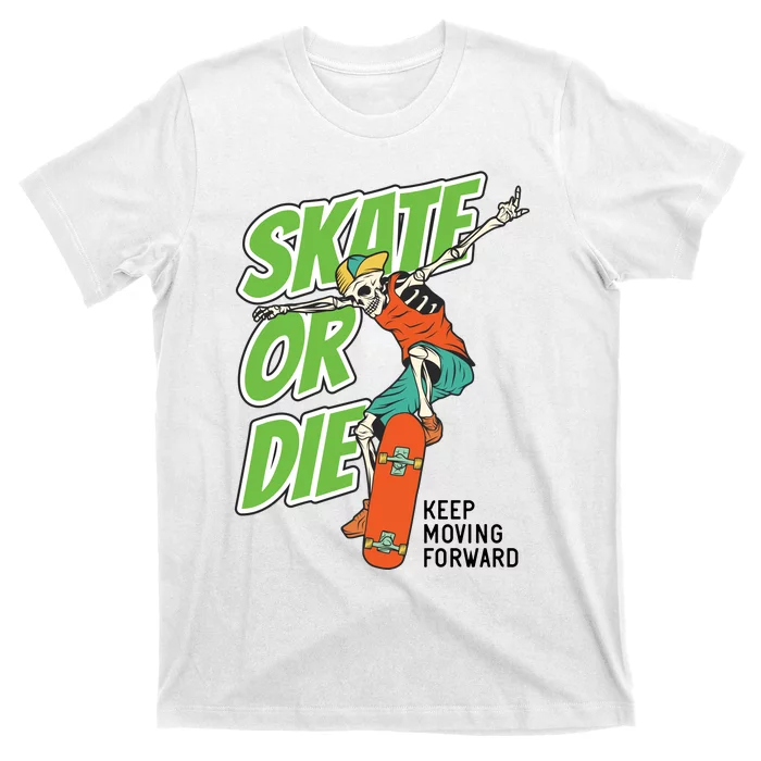 Skate or Die T-Shirt (Color: White, Size: Medium)
