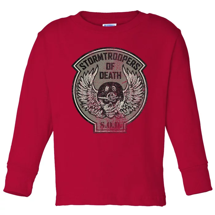 Stormtroopers Of Death Skull & Wings Toddler Long Sleeve Shirt