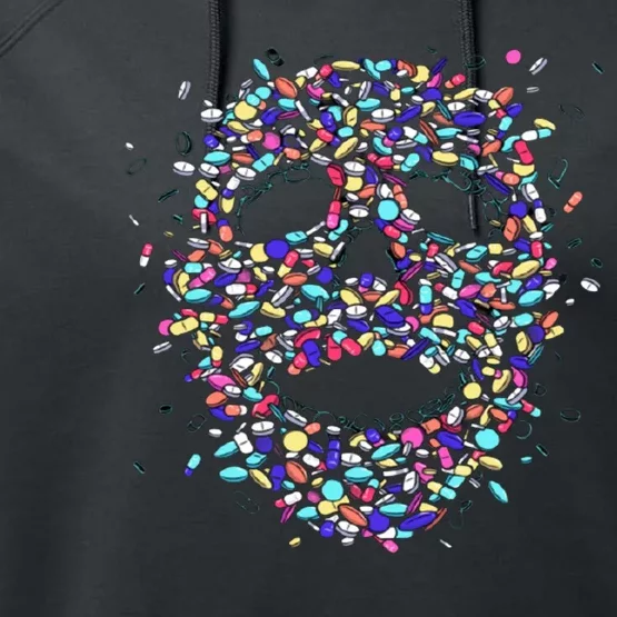 Skull On Drugs Performance Fleece Hoodie