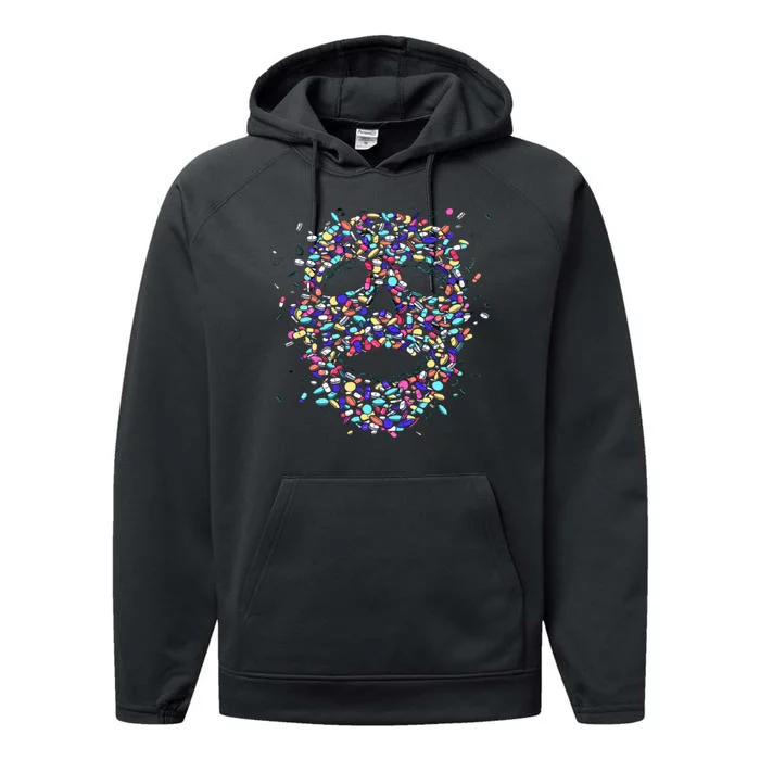 Skull On Drugs Performance Fleece Hoodie