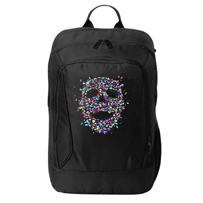 Skull On Drugs City Backpack