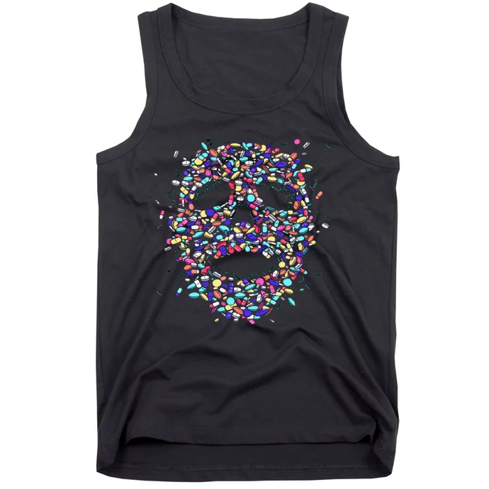 Skull On Drugs Tank Top