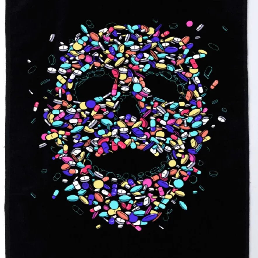 Skull On Drugs Platinum Collection Golf Towel