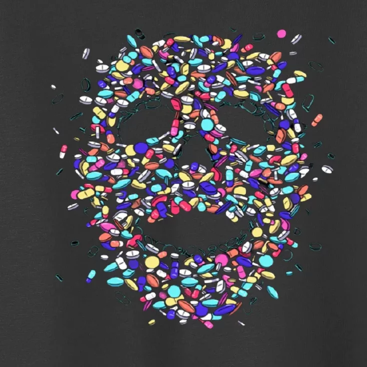 Skull On Drugs Toddler T-Shirt