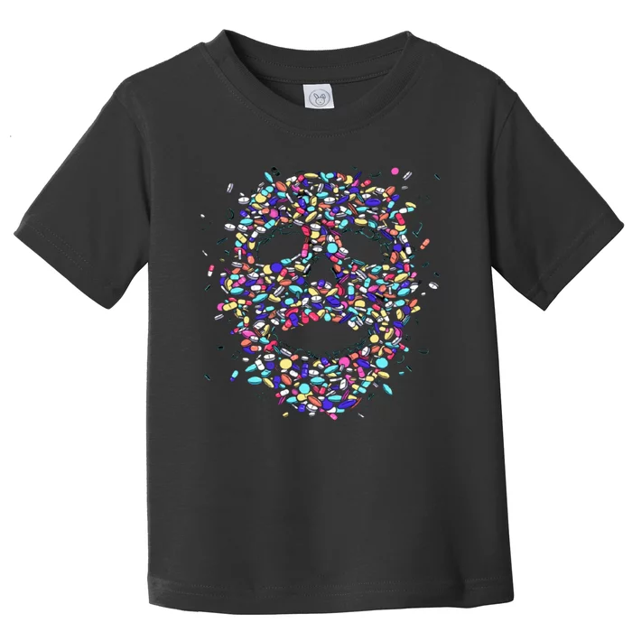 Skull On Drugs Toddler T-Shirt