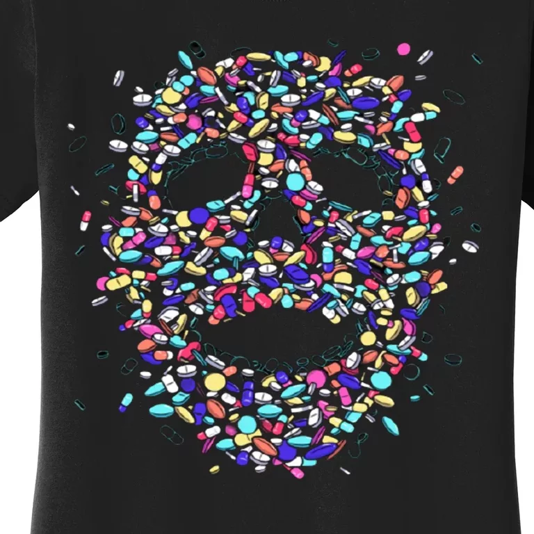 Skull On Drugs Women's T-Shirt