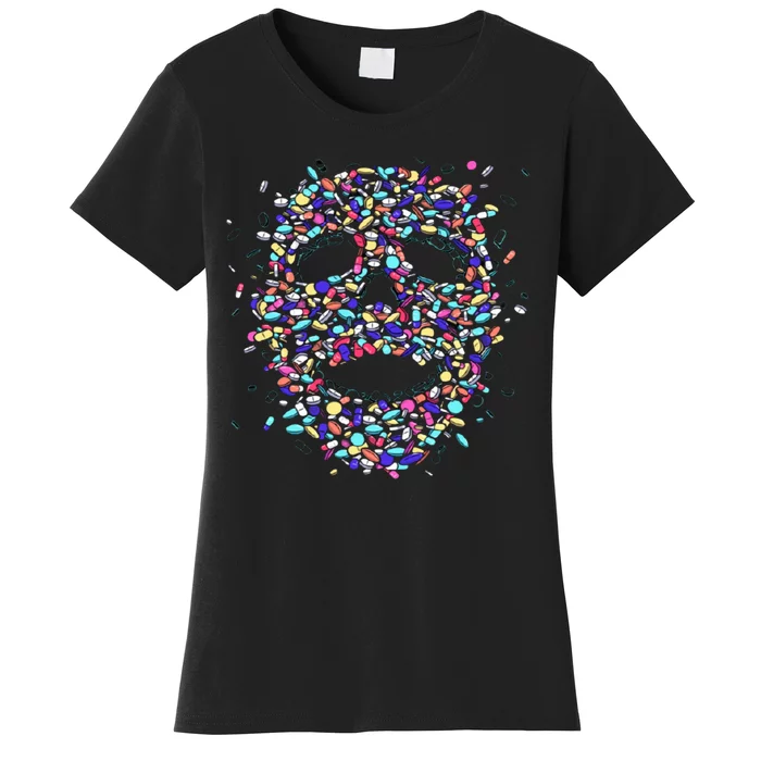 Skull On Drugs Women's T-Shirt