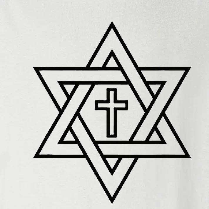 Star Of David With Cross A Gift Toddler Long Sleeve Shirt