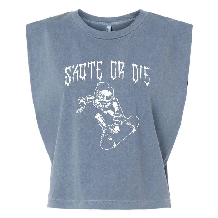 Skate Or Die Garment-Dyed Women's Muscle Tee