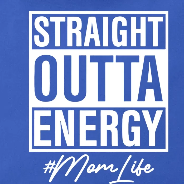 Straight Outta Energy Mom Life Cool Gift Zip Tote Bag