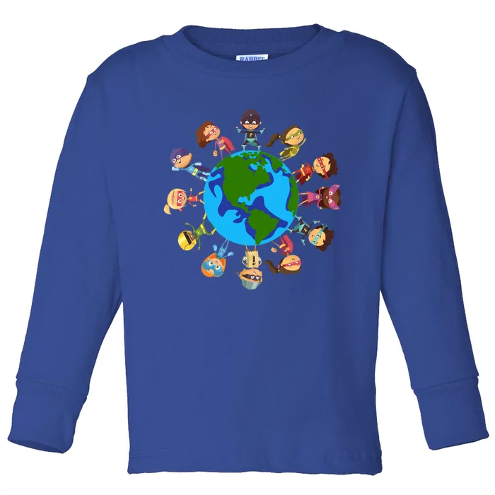 Save Our Earth Save Our Save The Planet Gift Toddler Long Sleeve Shirt