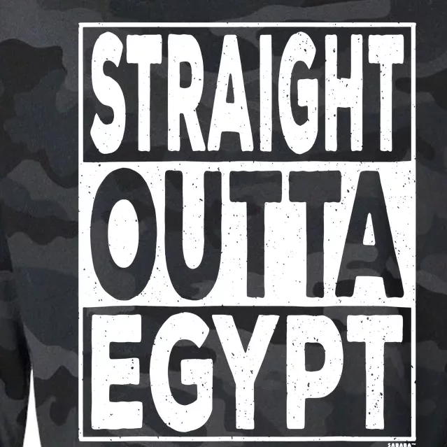 Straight Outta Egypt Funny Passover Seder Cropped Pullover Crew