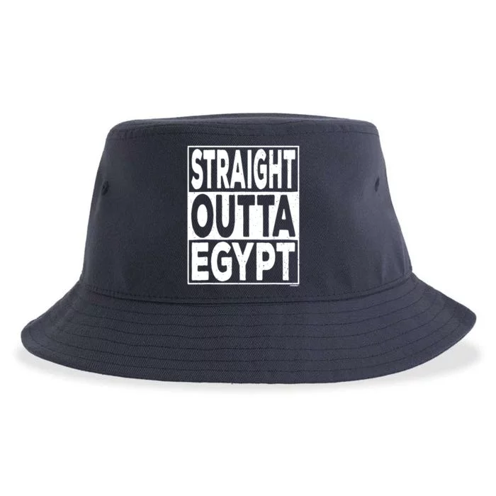 Straight Outta Egypt Funny Passover Seder Sustainable Bucket Hat