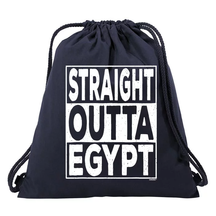 Straight Outta Egypt Funny Passover Seder Drawstring Bag