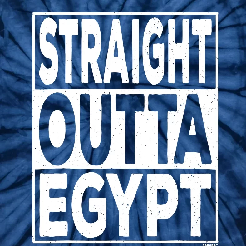 Straight Outta Egypt Funny Passover Seder Tie-Dye T-Shirt