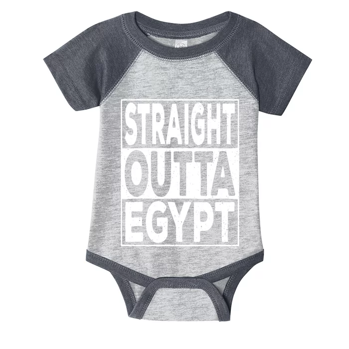 Straight Outta Egypt Funny Passover Seder Infant Baby Jersey Bodysuit