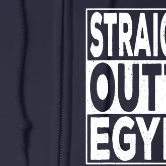 Straight Outta Egypt Funny Passover Seder Full Zip Hoodie