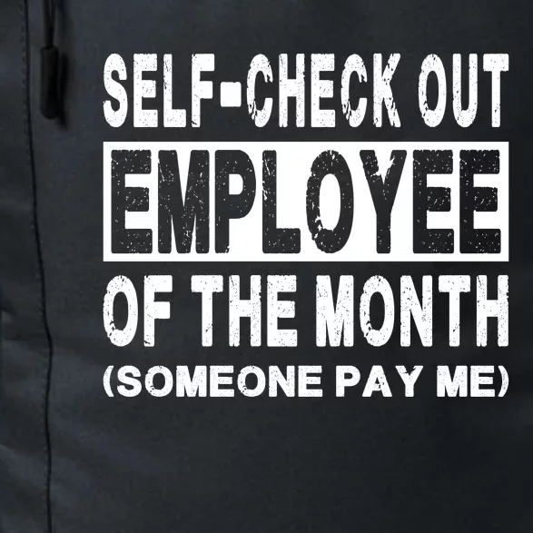 Selfcheck Out Employee Of The Month Daily Commute Backpack