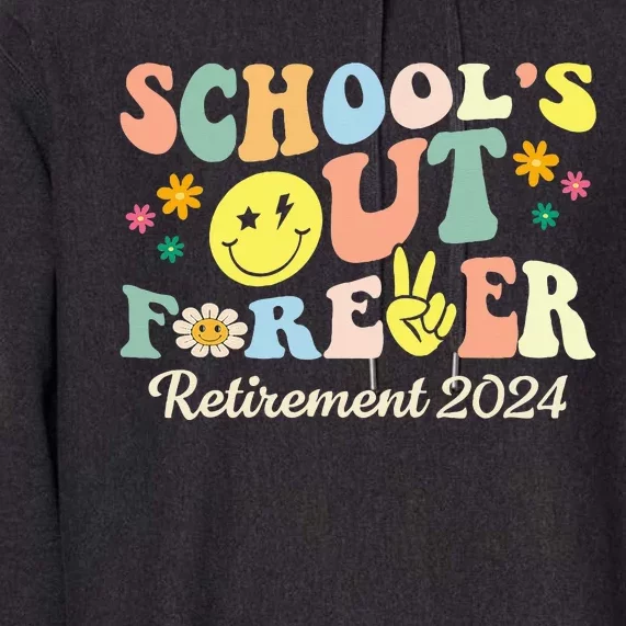 Schools Out Ever S Retired Teacher Retirement 2024 .Png Premium Hoodie