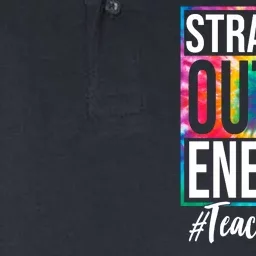 Straight Outta Energy Teacher Life Summer Softstyle Adult Sport Polo