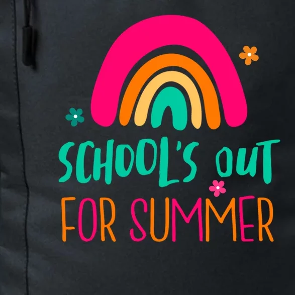 Schools Out For Summer Cute Rainbow Daily Commute Backpack