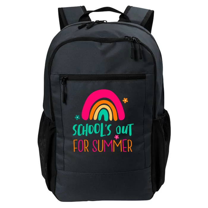 Schools Out For Summer Cute Rainbow Daily Commute Backpack