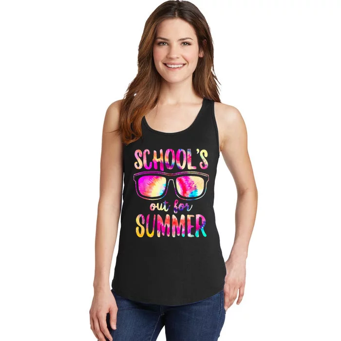 Schools Out For Summer Last Day Of School Teacher Ladies Essential Tank