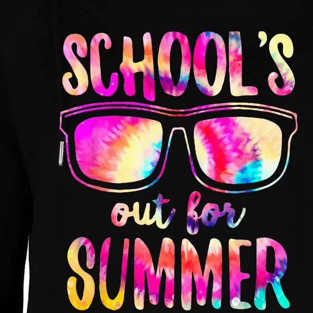 Schools Out For Summer Last Day Of School Teacher Womens Funnel Neck Pullover Hood