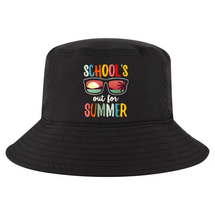 Schools Out For Summer Last Day Of School Teacher Cool Comfort Performance Bucket Hat