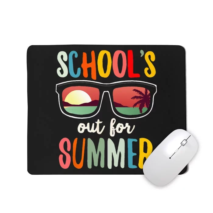 Schools Out For Summer Last Day Of School Teacher Mousepad