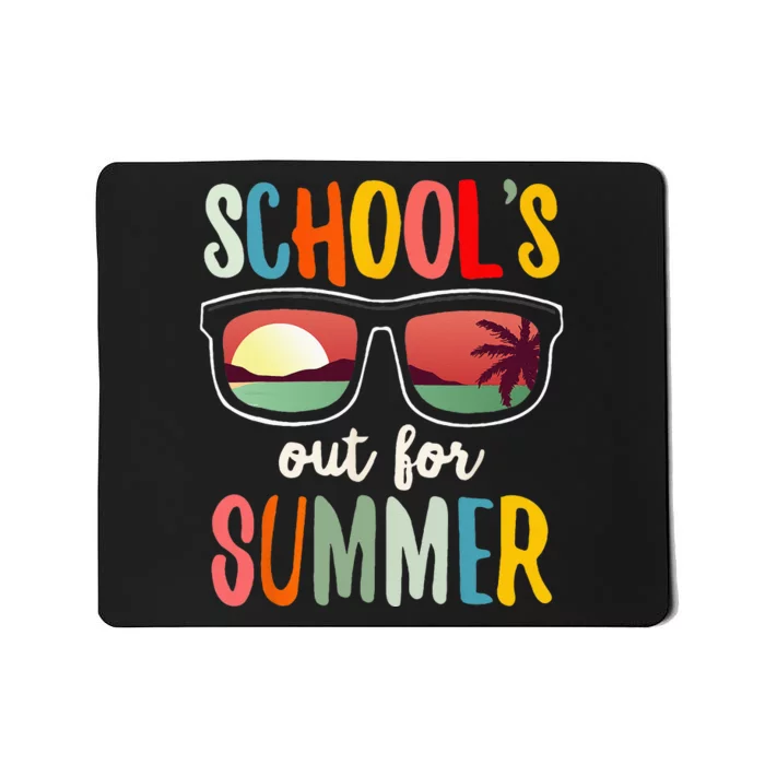 Schools Out For Summer Last Day Of School Teacher Mousepad