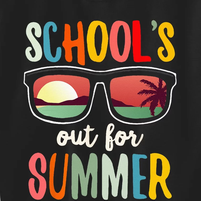 Schools Out For Summer Last Day Of School Teacher Kids Sweatshirt