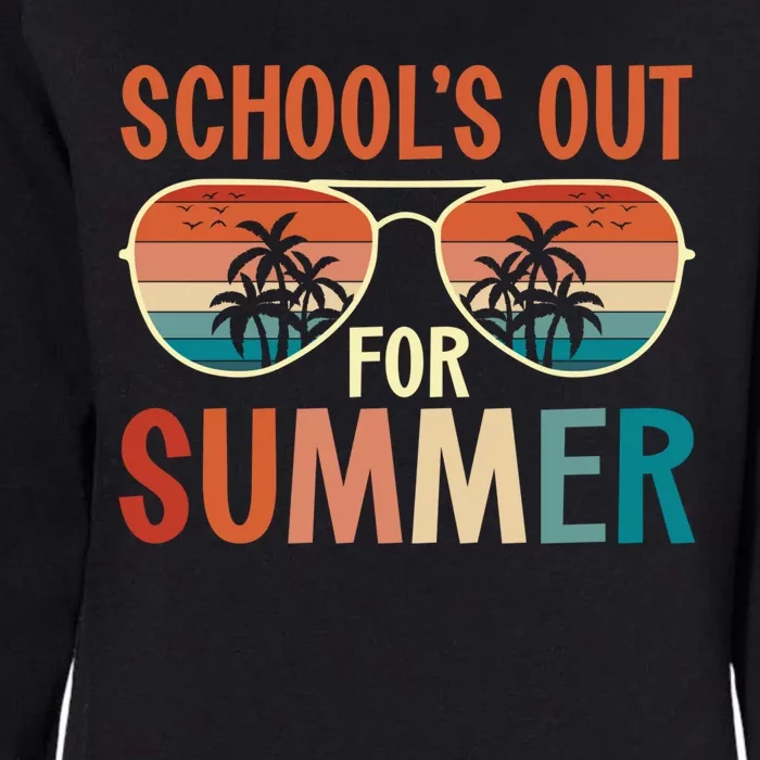 School Out For Summer Retro Last Day Of School Teacher Womens California Wash Sweatshirt