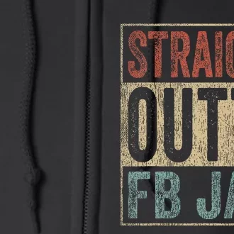 Straight Outta FB Jail Repeat Offender FB Addict Full Zip Hoodie