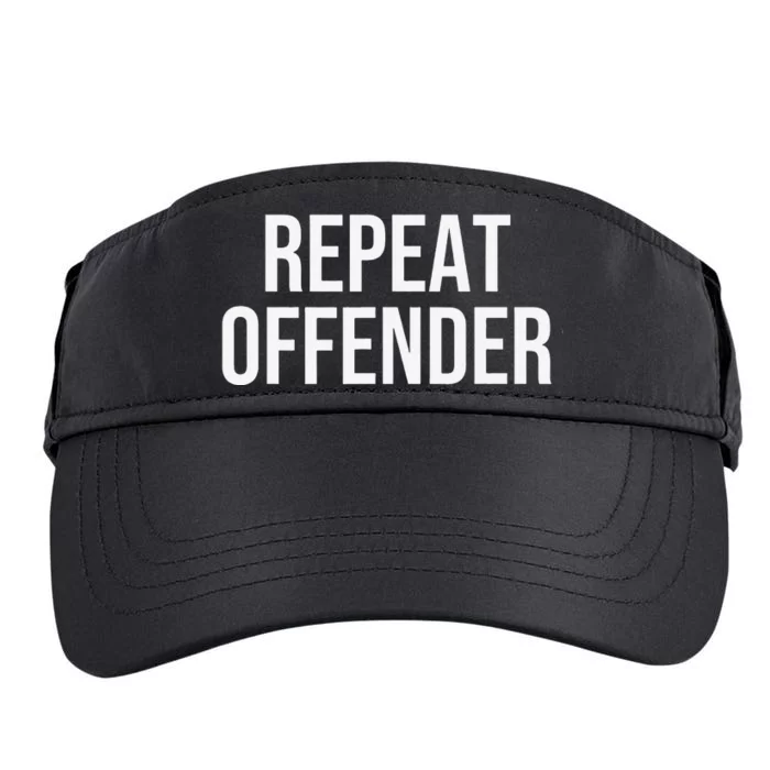 Straight Outta FB Jail Repeat Offender FB Addict Adult Drive Performance Visor