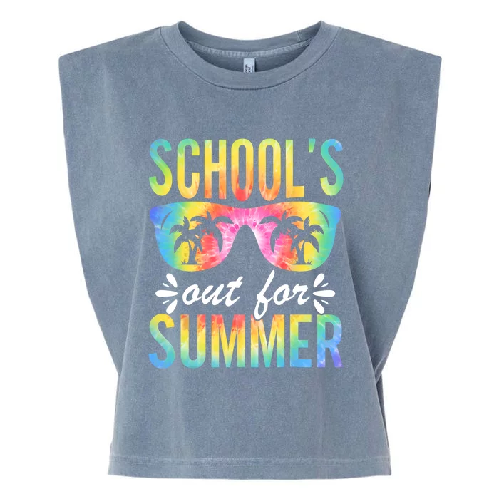 Schools Out For Summer Last Day Of School Student Teacher Garment-Dyed Women's Muscle Tee