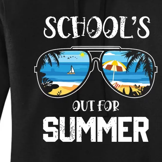 Schools Out For Summer Last Day Of School Student Teacher Women's Pullover Hoodie