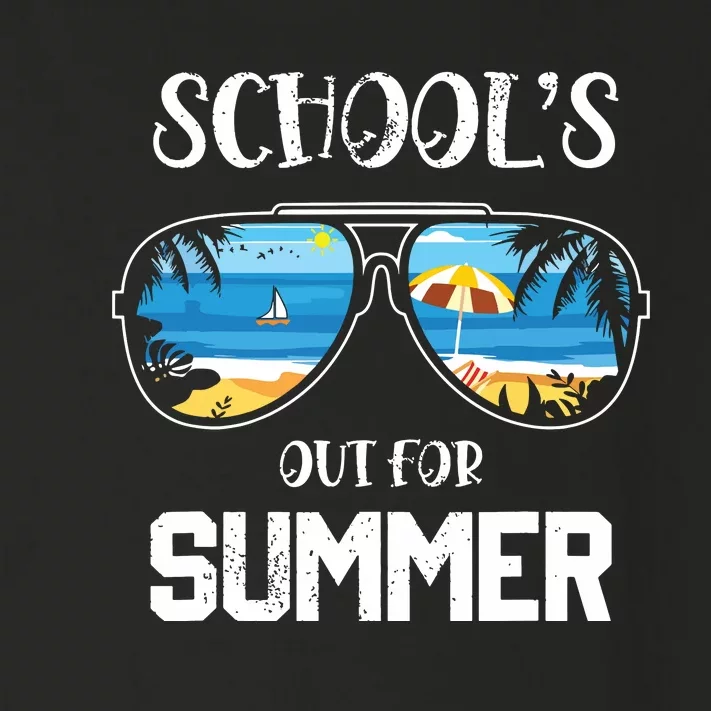 Schools Out For Summer Last Day Of School Student Teacher Toddler Long Sleeve Shirt