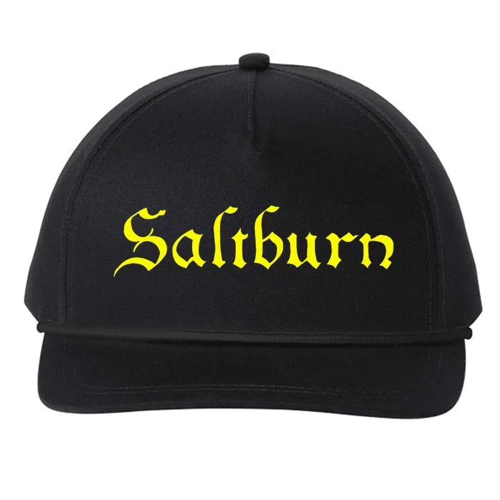 Saltburn Oliver Felix Venetia Snapback Five-Panel Rope Hat