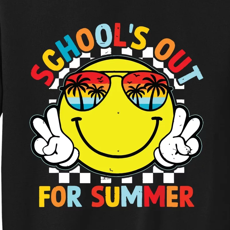 Schools Out For Summer Last Day Of School Teacher Tall Sweatshirt