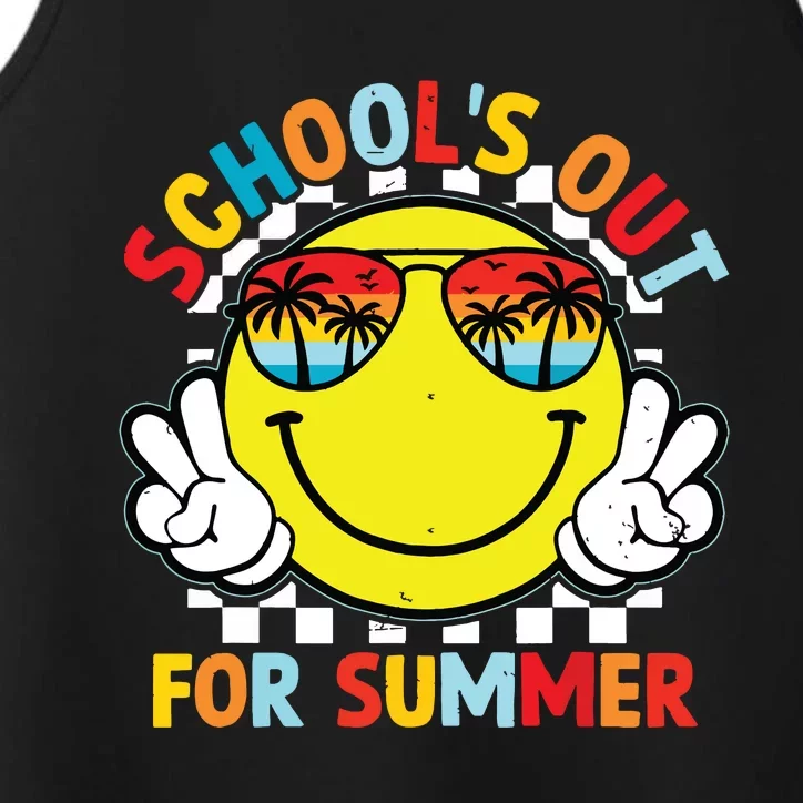 Schools Out For Summer Last Day Of School Teacher Performance Tank