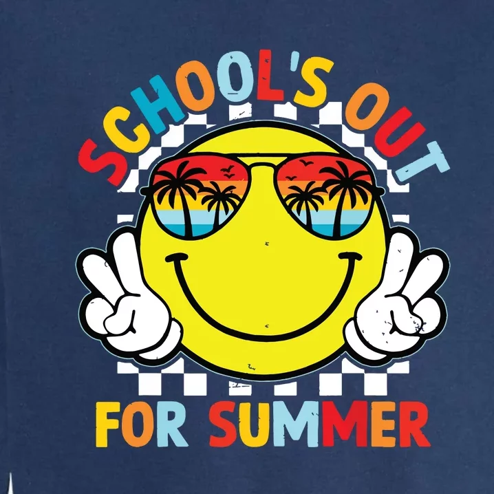 Schools Out For Summer Last Day Of School Teacher Garment-Dyed Sweatshirt