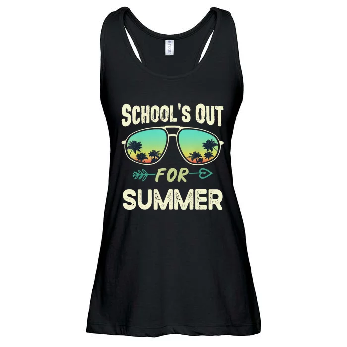 Schools Out For Summer Last Day Of School Student Teacher Ladies Essential Flowy Tank