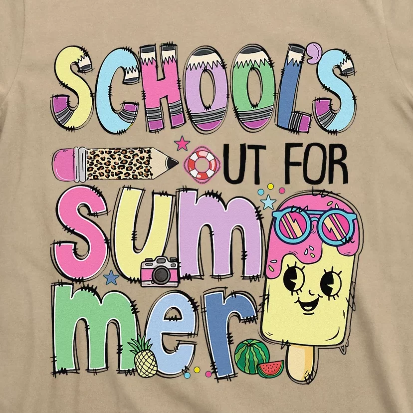 Schools Out For Summer Last Day Of School Design T-Shirt