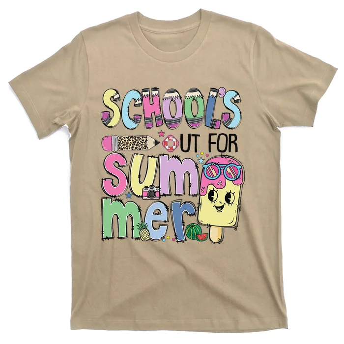 Schools Out For Summer Last Day Of School Design T-Shirt