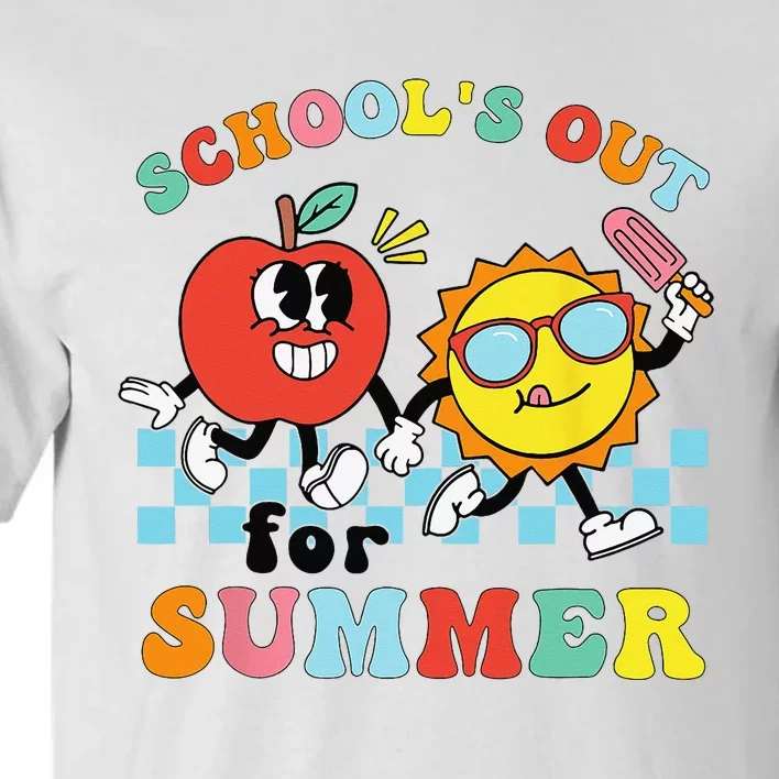 School's Out For Summer Graduation Groovy Teacher Tall T-Shirt