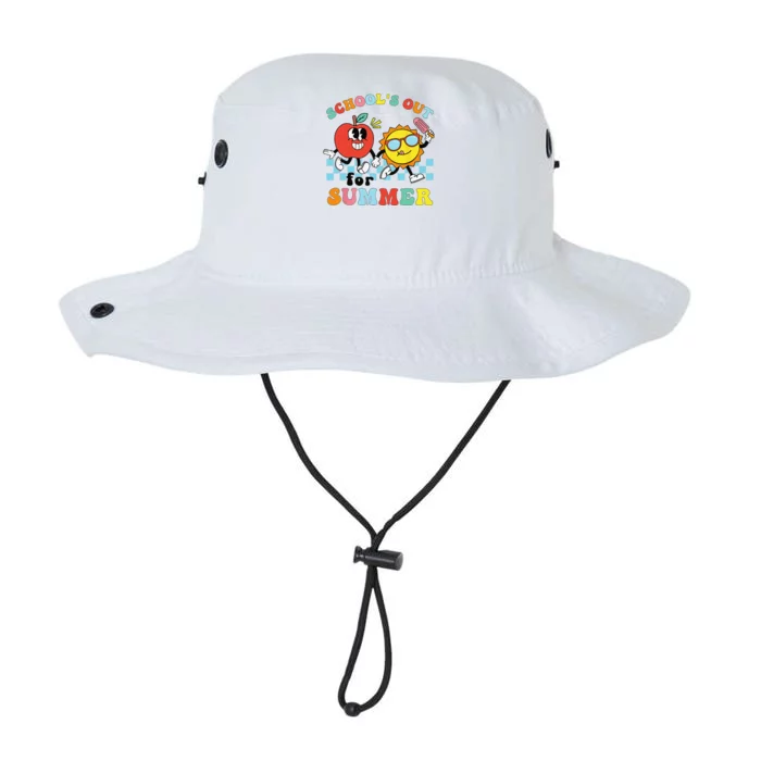 School's Out For Summer Graduation Groovy Teacher Legacy Cool Fit Booney Bucket Hat