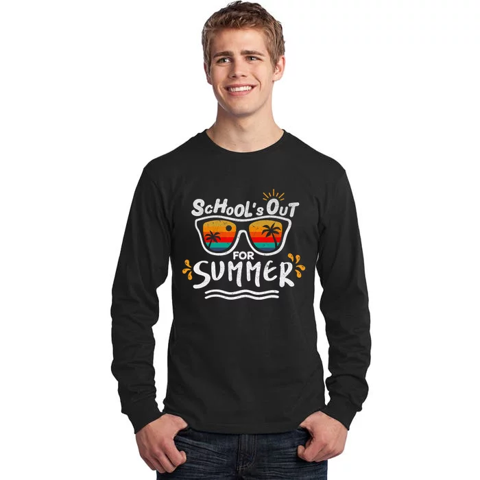 Schools Out For Summer Graduation Students Teacher Tall Long Sleeve T-Shirt