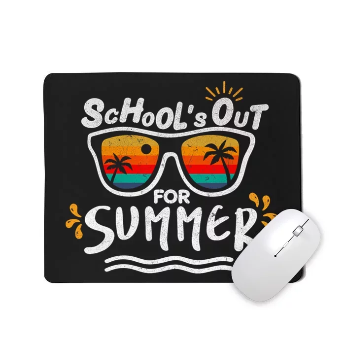 Schools Out For Summer Graduation Students Teacher Mousepad