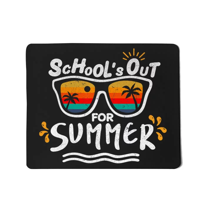 Schools Out For Summer Graduation Students Teacher Mousepad